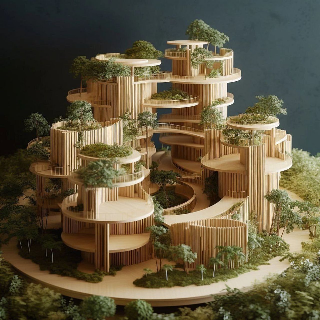 建筑模型与参数细部的对话 celestedesign.studio 幻化之作